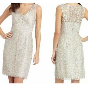 BCBG Silver Evening Dress